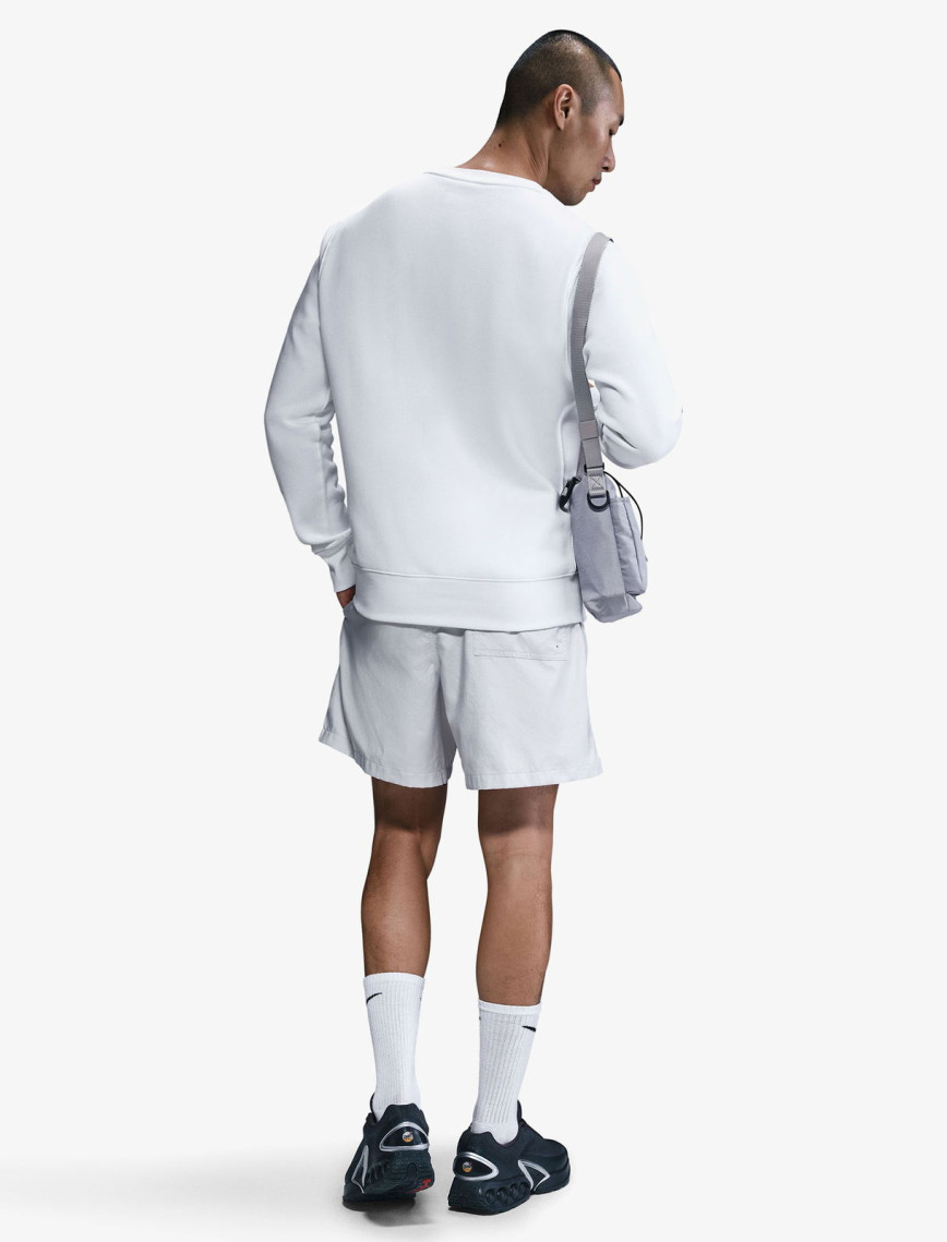 Nike Club Fleece Crew Erkek Beyaz Sweatshirt Nike Club Fleece Crew Erkek Beyaz Sweatshirt