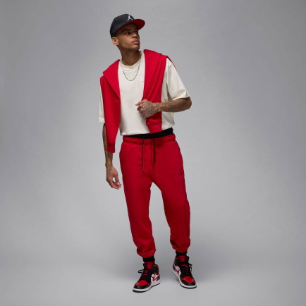 Jordan Dri-Fit Sport Crossover Fleece Erkek Kırmızı Eşofman Altı Jordan Dri-Fit Sport Crossover Fleece Erkek Kırmızı Eşofman Altı