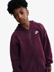 Nike Sportswear Club Fleece Oversized Çocuk Bordo Kapüşonlu Eşofman Üstü Nike Sportswear Club Fleece Oversized Çocuk Bordo Kapüşonlu Eşofman Üstü