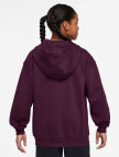 Nike Sportswear Club Fleece Oversized Çocuk Bordo Kapüşonlu Eşofman Üstü Nike Sportswear Club Fleece Oversized Çocuk Bordo Kapüşonlu Eşofman Üstü