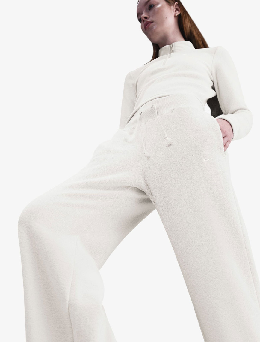 Nike Sportswear Phoenix Plush Kadın Krem Rengi Eşofman Altı Nike Sportswear Phoenix Plush Kadın Krem Rengi Eşofman Altı