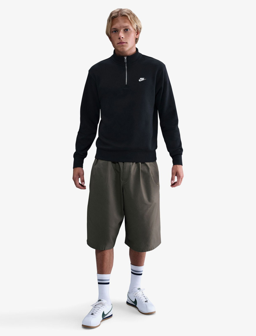 Nike Sportswear Club Fleece Top Erkek Siyah Sweatshirt Nike Sportswear Club Fleece Top Erkek Siyah Sweatshirt