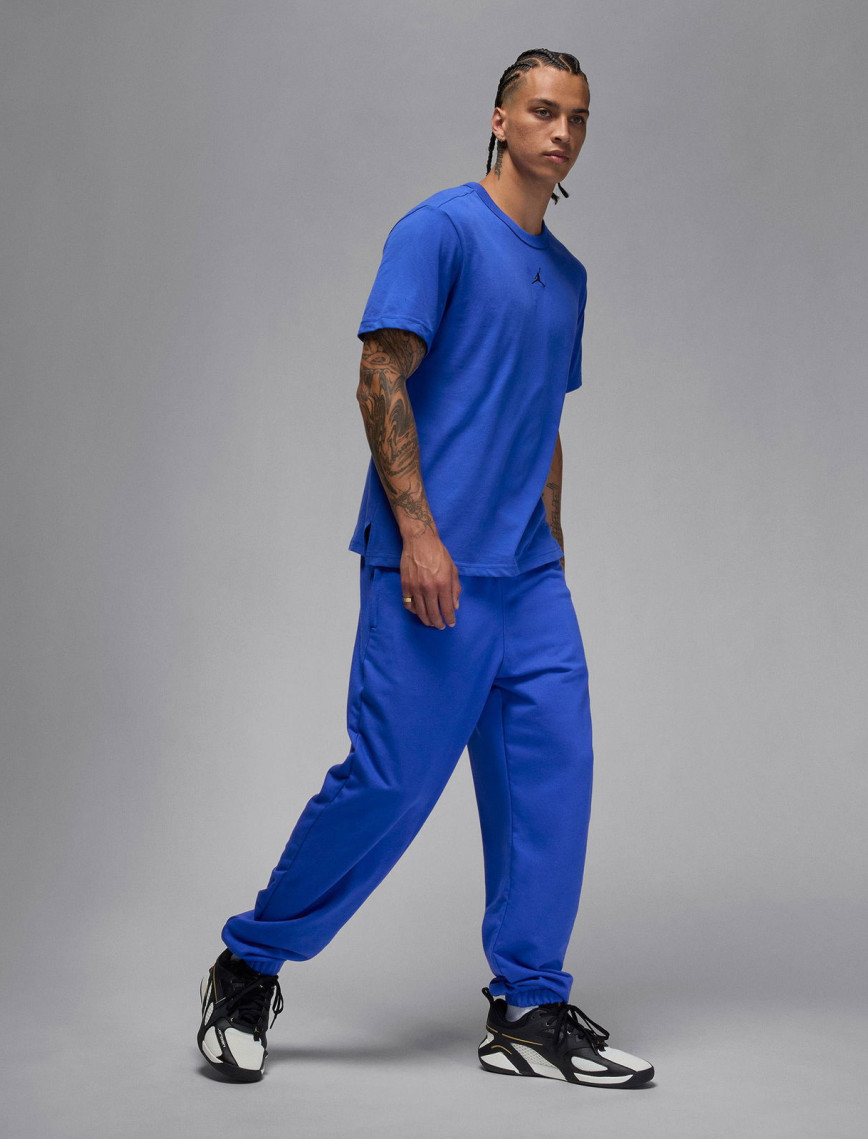 Jordan Dri-Fit Sport Crossover Fleece Erkek Mavi Eşofman Altı