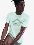Nike Dri-Fit Trail Logo Erkek Yeşil T-Shirt Nike Dri-Fit Trail Logo Erkek Yeşil T-Shirt
