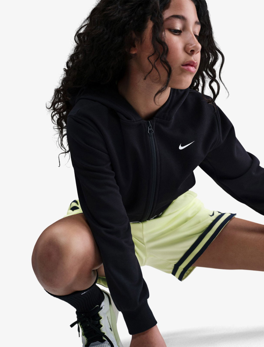 Nike Pro Dri-Fit Fleece Çocuk Siyah Sweatshirt Nike Pro Dri-Fit Fleece Çocuk Siyah Sweatshirt