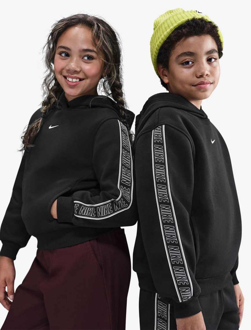 Nike Sportswear Club Fleece Çocuk Siyah Sweatshirt Nike Sportswear Club Fleece Çocuk Siyah Sweatshirt