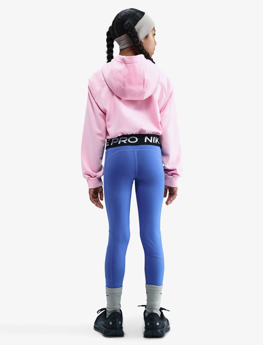 Nike Pro Dri-Fit Fleece Çocuk Pembe Sweatshirt Nike Pro Dri-Fit Fleece Çocuk Pembe Sweatshirt