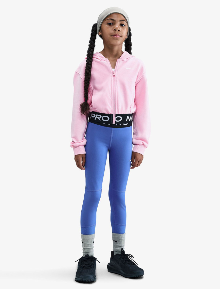 Nike Pro Dri-Fit Fleece Çocuk Siyah Sweatshirt Nike Pro Dri-Fit Fleece Çocuk Siyah Sweatshirt