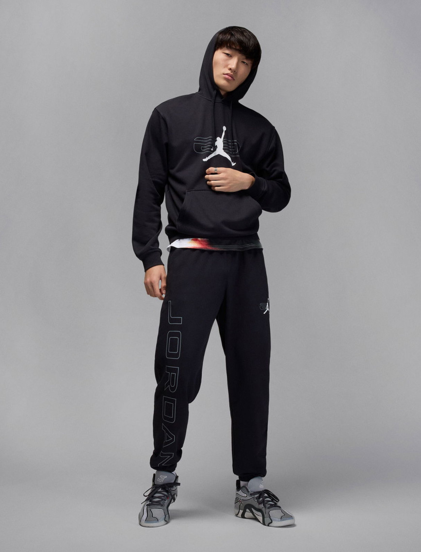 Jordan Sport Crossover Graphic Fleece Erkek Siyah Sweatshirt Jordan Sport Crossover Graphic Fleece Erkek Siyah Sweatshirt