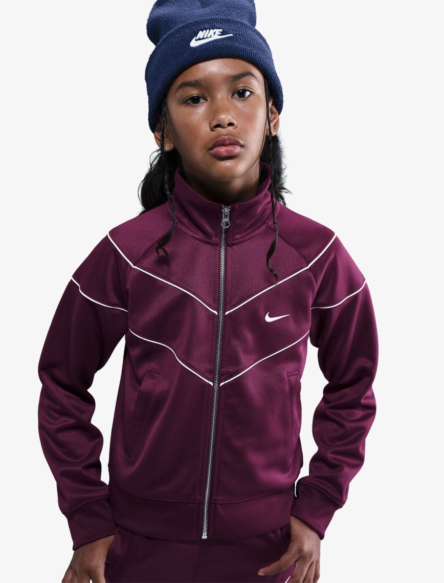 Nike Sportswear Track Knit Çocuk Bordo Ceket Nike Sportswear Track Knit Çocuk Bordo Ceket