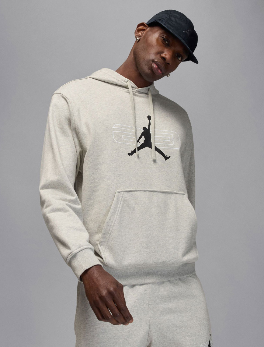 Jordan Sport Crossover Graphic Fleece Erkek Gri Sweatshirt