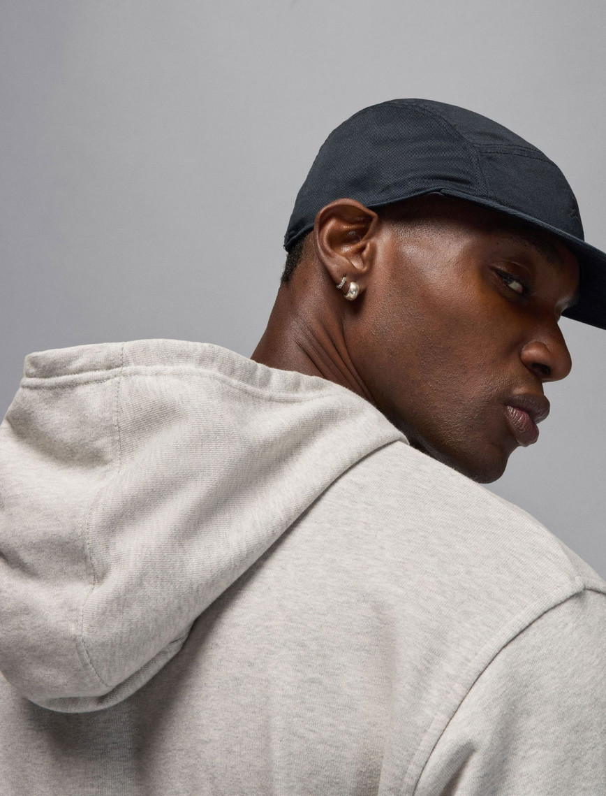 Jordan Sport Crossover Graphic Fleece Erkek Gri Sweatshirt