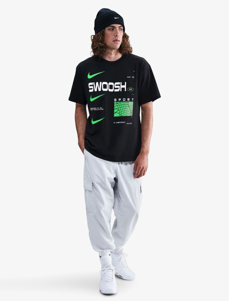 Nike Sportswear M90 Swoosh Sport Erkek Beyaz T-Shirt Nike Sportswear M90 Swoosh Sport Erkek Beyaz T-Shirt