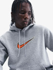 Nike Sportswear Club Neo Varsity Erkek Gri Kapüşonlu Eşofman Üstü Nike Sportswear Club Neo Varsity Erkek Gri Kapüşonlu Eşofman Üstü