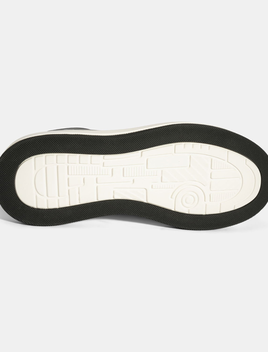 Erkek Siyah Bağcıklı Deri Spor Ayakkabı Erkek Siyah Bağcıklı Deri Spor Ayakkabı