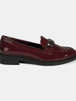 Kadın Bordo Metal Aksesuarlı Loafer Kadın Bordo Metal Aksesuarlı Loafer