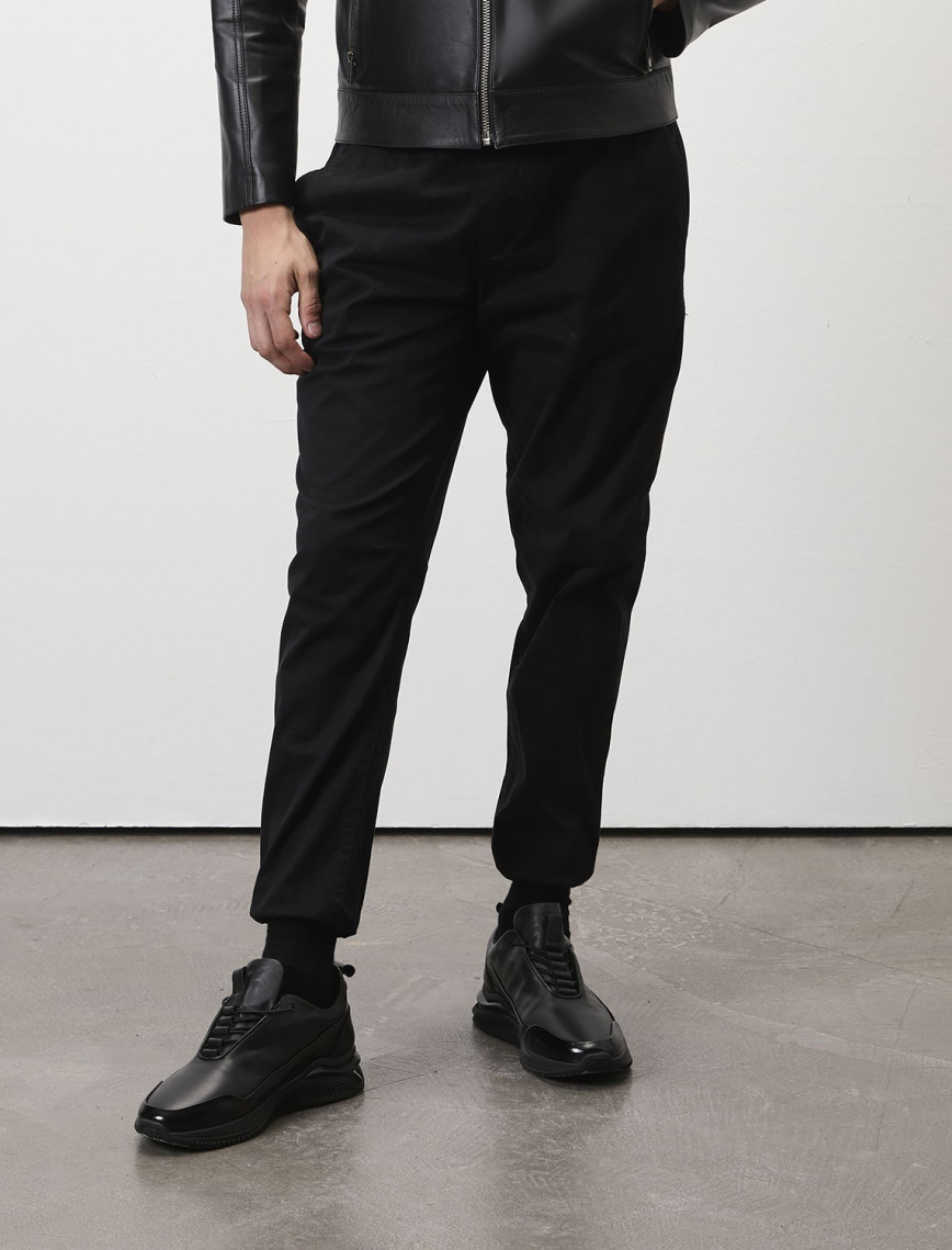 Alisa Siyah Erkek Deri Spor Ayakkabı Alisa Siyah Erkek Deri Spor Ayakkabı