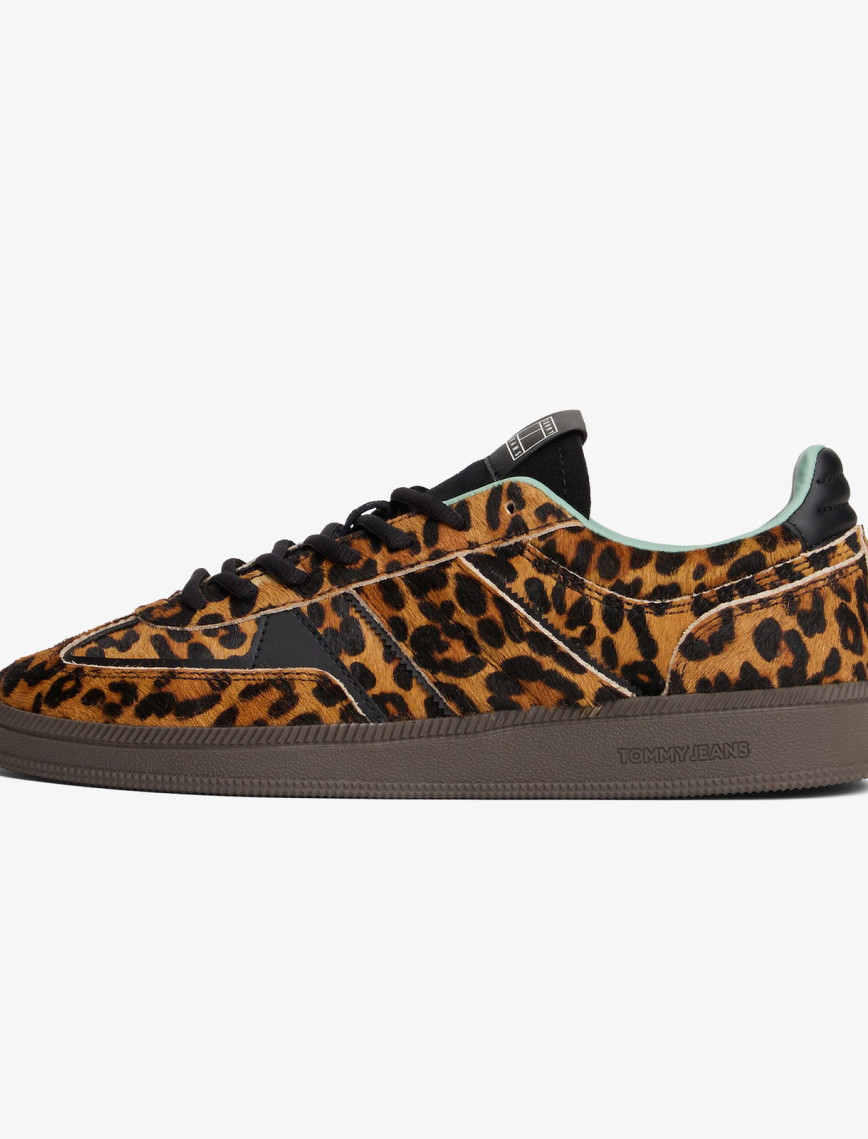 Tommy Hilfiger The Greenwich Edge Leopard Kadın Beyaz Sneaker Tommy Hilfiger The Greenwich Edge Leopard Kadın Beyaz Sneaker