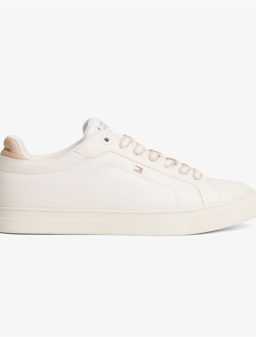 Tommy Hilfiger Icon Court Kadın Beyaz Sneaker Tommy Hilfiger Icon Court Kadın Beyaz Sneaker