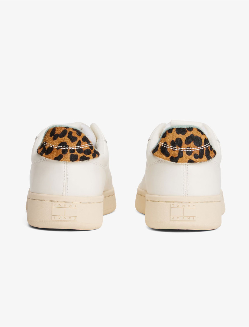 Tommy Hilfiger Archive '98 Leopard Kadın Beyaz Sneaker Tommy Hilfiger Archive '98 Leopard Kadın Beyaz Sneaker