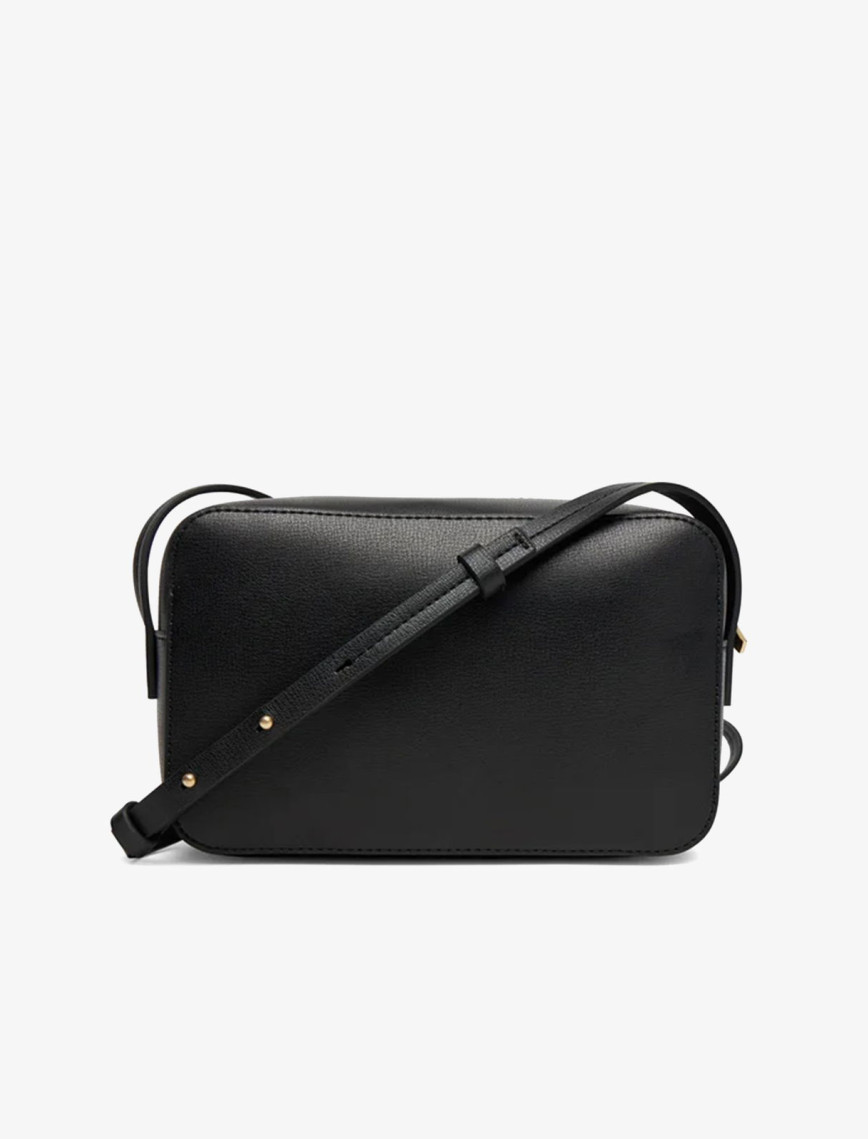 Calvin Klein Foil Logo Elongated Camera Kadın Siyah El Çantası