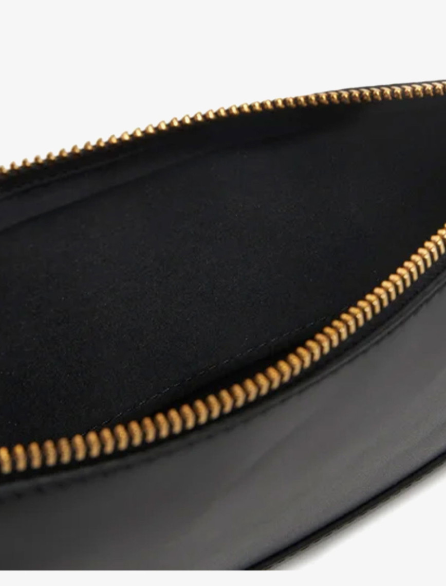 Calvin Klein Hardware Zip Crossbody Kadın Siyah El Çantası Calvin Klein Hardware Zip Crossbody Kadın Siyah El Çantası