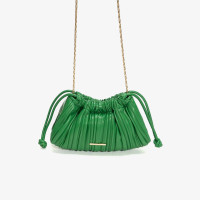 Calvin Klein Drawstring Plisse Mini Kadın Yeşil El Çantası Calvin Klein Drawstring Plisse Mini Kadın Yeşil El Çantası