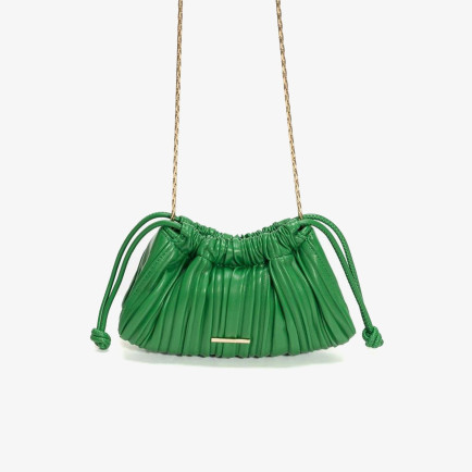 Calvin Klein Drawstring Plisse Mini Kadın Yeşil El Çantası Calvin Klein Drawstring Plisse Mini Kadın Yeşil El Çantası