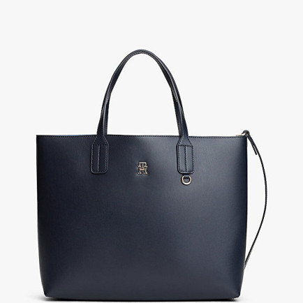 Tommy Hilfiger İcon Satchel Kadın Mavi El Çantası Tommy Hilfiger İcon Satchel Kadın Mavi El Çantası