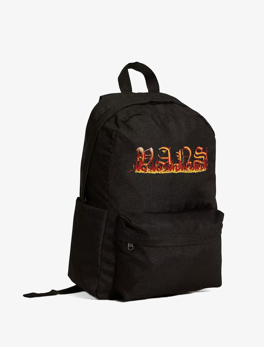 Vans Old Skool Grom Çocuk Siyah Sırt Çantası