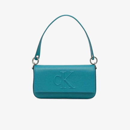 Calvin Klein Sculpted Flap Kadın Yeşil Omuz Çantası Calvin Klein Sculpted Flap Kadın Yeşil Omuz Çantası