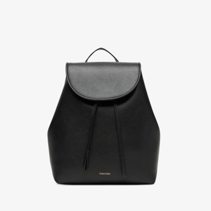 Calvin Klein Foil Logo Flap Kadın Siyah Sırt Çantası