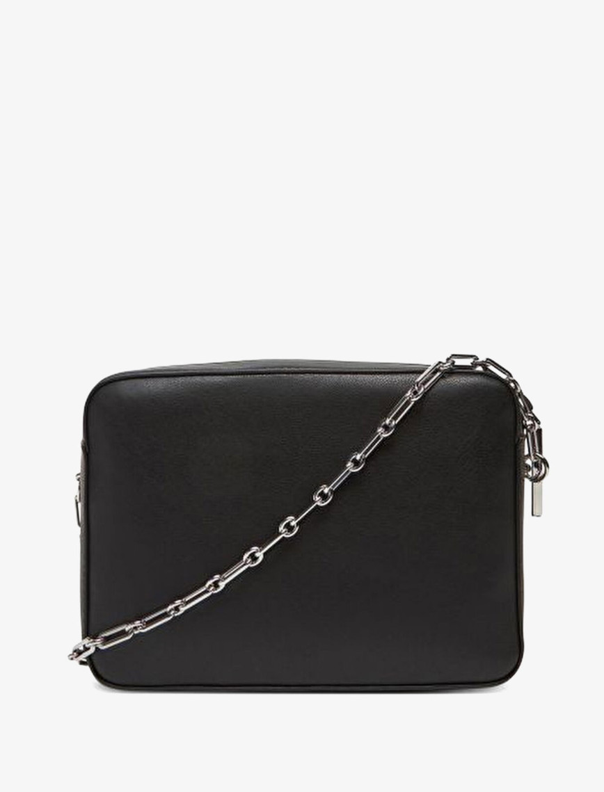 Calvin Klein Re-Lock Pocket Camera Kadın Siyah El Çantası Calvin Klein Re-Lock Pocket Camera Kadın Siyah El Çantası