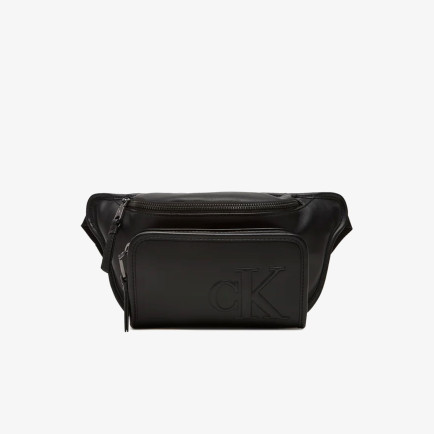 Calvin Klein Sculpted Impression Erkek Siyah Bel Çantası
