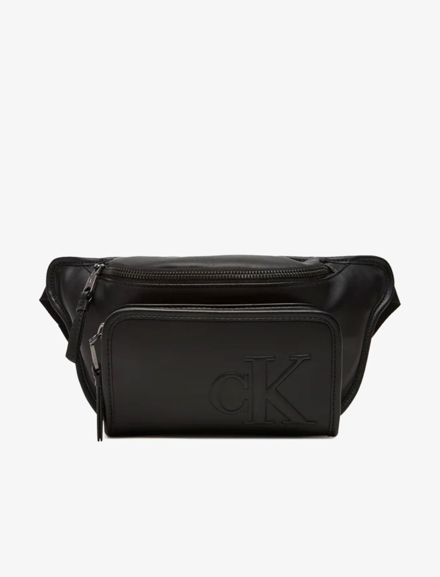 Calvin Klein Sculpted Impression Erkek Siyah Bel Çantası Calvin Klein Sculpted Impression Erkek Siyah Bel Çantası