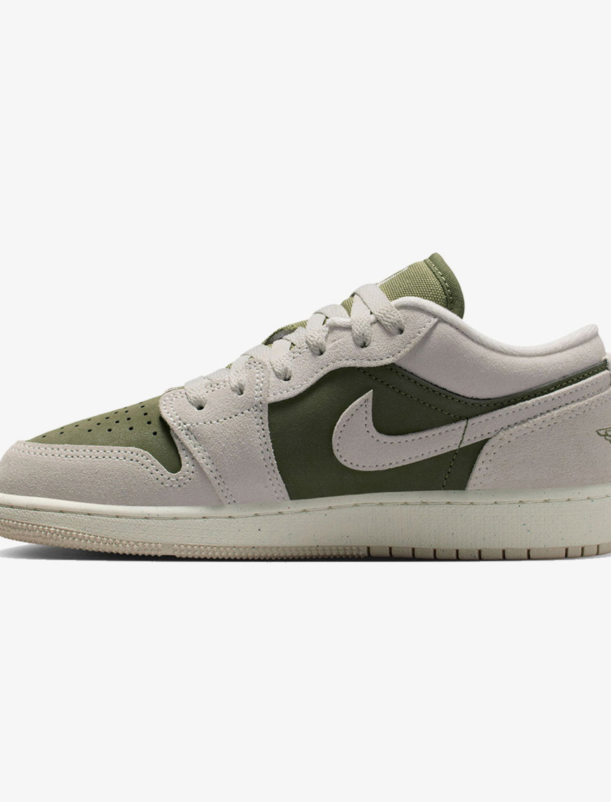 Jordan Air 1 Low SE Genç Çocuk Haki Spor Ayakkabı Jordan Air 1 Low SE Genç Çocuk Haki Spor Ayakkabı