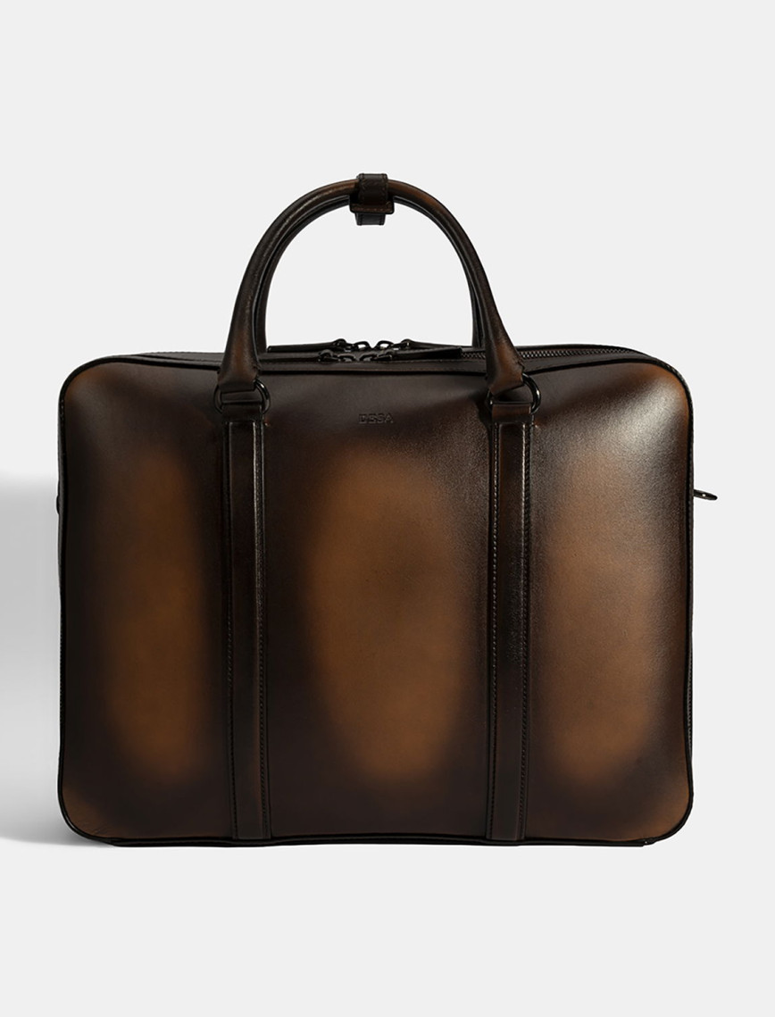 Erkek Kahve Deri Evrak Çantası Erkek Kahve Deri Evrak Çantası