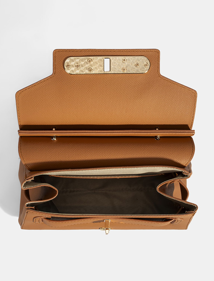 Kadın Taba Omuz Askılı El Çantası Kadın Taba Omuz Askılı El Çantası