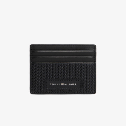 Tommy Hilfiger Woven Texture Erkek Siyah Kartlık