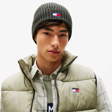 Tommy Jeans Heritage Core Erkek Yeşil Bere Tommy Jeans Heritage Core Erkek Yeşil Bere