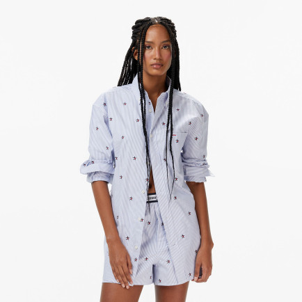 Tommy Hilfiger Embroidered Çocuk Renkli Gömlek Tommy Hilfiger Embroidered Çocuk Renkli Gömlek