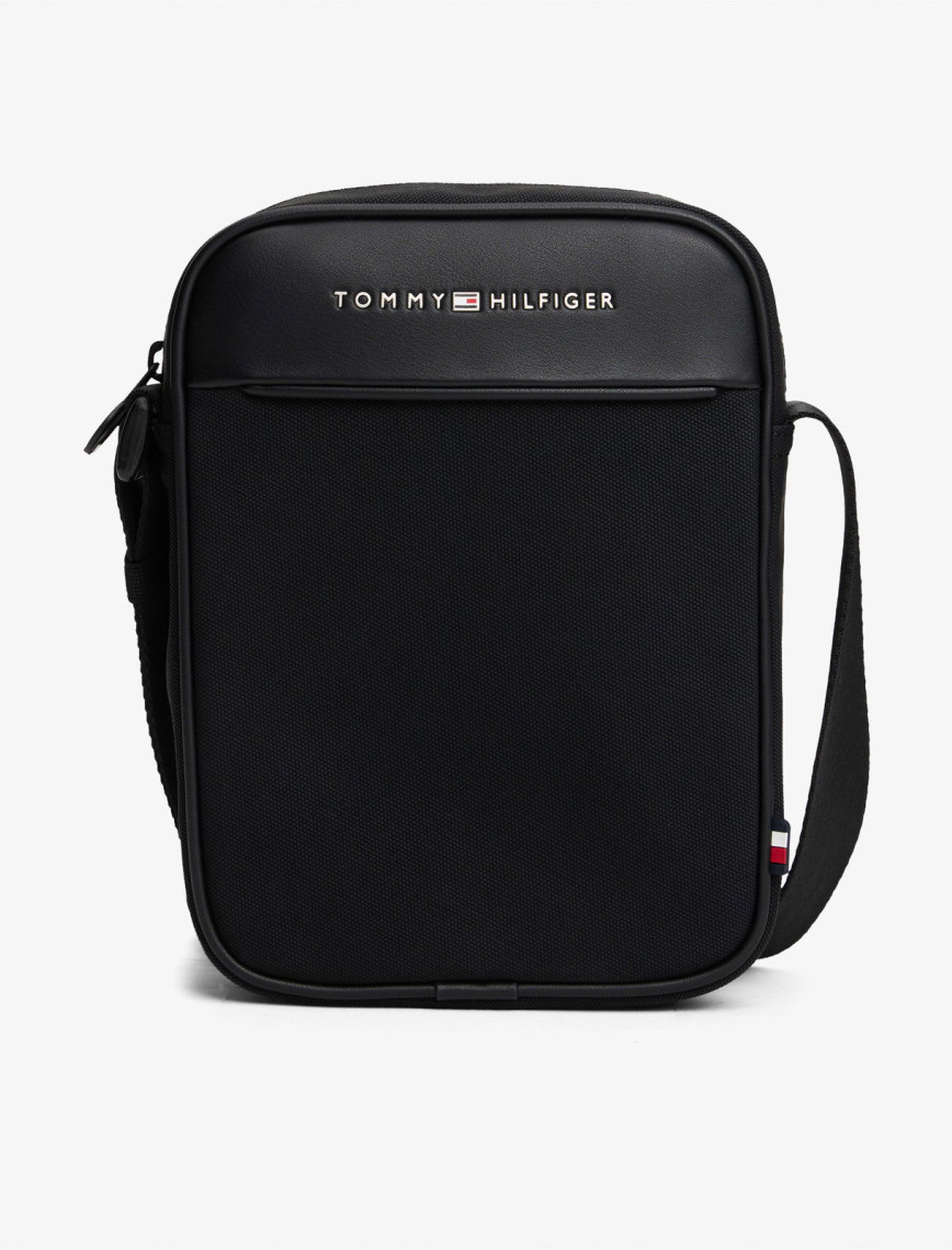 Tommy Hilfiger Foundation Mini Reporter Erkek Siyah Çapraz Çanta Tommy Hilfiger Foundation Mini Reporter Erkek Siyah Çapraz Çanta