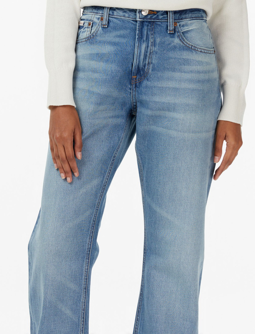 Calvin Klein Relaxed Bootcut Gold Dust Kadın Mavi Jean Calvin Klein Relaxed Bootcut Gold Dust Kadın Mavi Jean