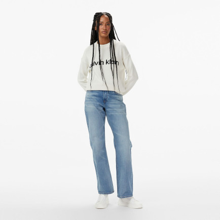 Calvin Klein Relaxed Bootcut Gold Dust Kadın Mavi Jean