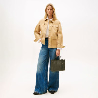 Tommy Hilfiger City Small Tote Melton Kadın Yeşil El Çantası Tommy Hilfiger City Small Tote Melton Kadın Yeşil El Çantası