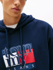 Tommy Hilfiger Dna Twist Flag Erkek Mavi Sweatshirt Tommy Hilfiger Dna Twist Flag Erkek Mavi Sweatshirt