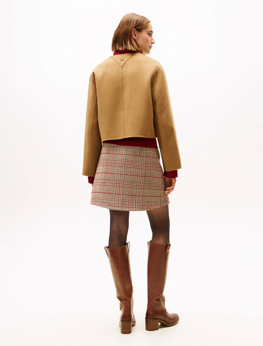 Tommy Hilfiger Wool Blend Lady Kadın Kahverengi Ceket Tommy Hilfiger Wool Blend Lady Kadın Kahverengi Ceket