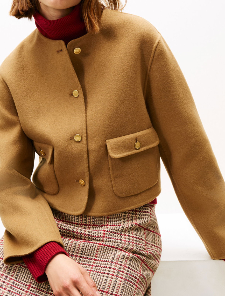 Tommy Hilfiger Wool Blend Lady Kadın Kahverengi Ceket Tommy Hilfiger Wool Blend Lady Kadın Kahverengi Ceket