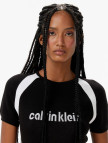 Calvin Klein Liquid Shine Sculpt Top Kadın Siyah Triko Calvin Klein Liquid Shine Sculpt Top Kadın Siyah Triko