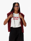 Tommy Jeans Regular Varsity Kadın Siyah T-Shirt Tommy Jeans Regular Varsity Kadın Siyah T-Shirt